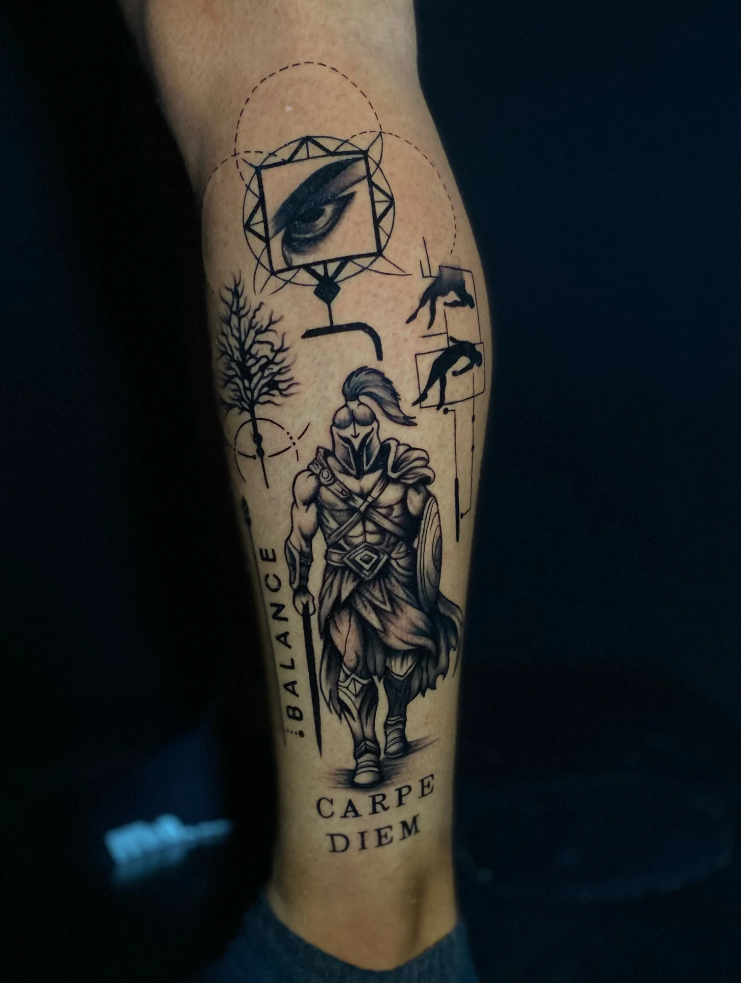 Carpe diem, trabajo de Tugo Ink